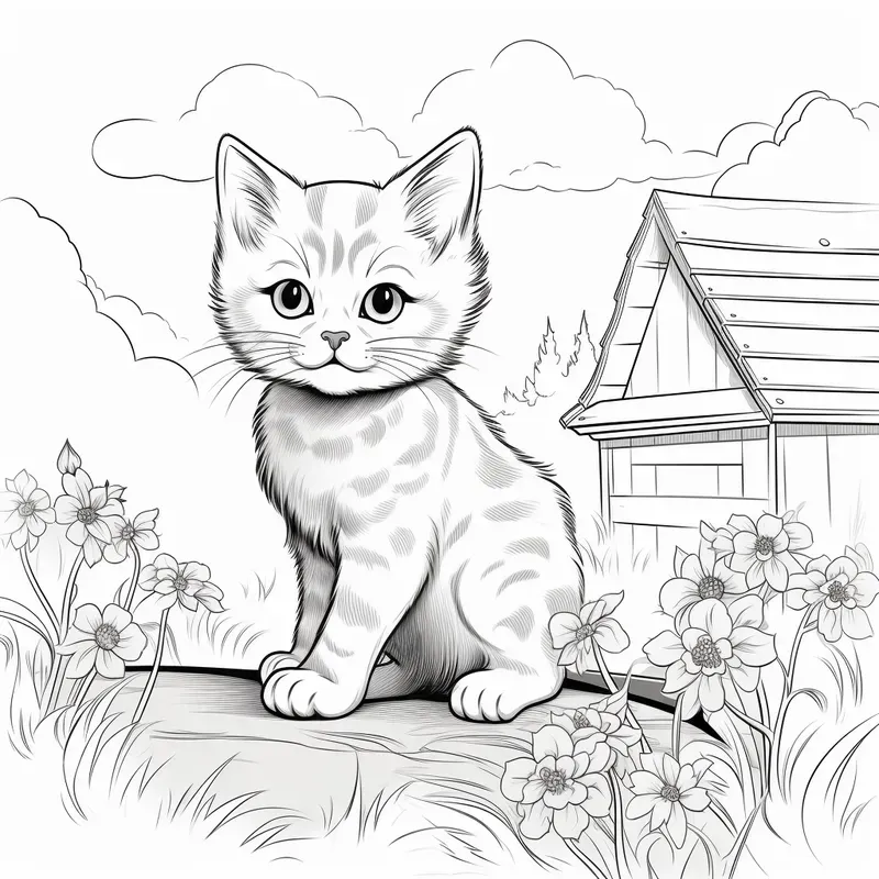 Coloring Book Animals Pages For Children