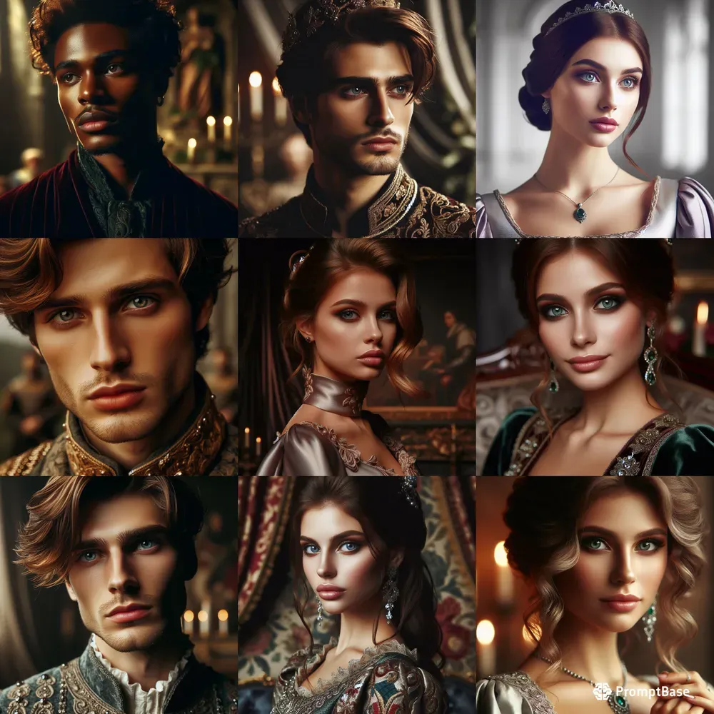 Royal Elegance Cinematic Portraits