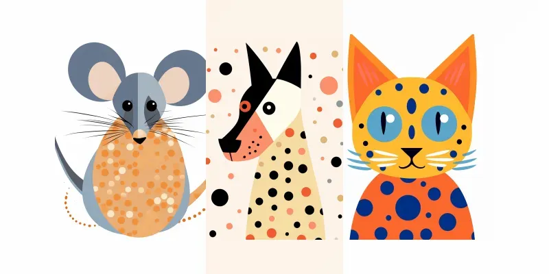 Animals Polka Dots generated by undefined