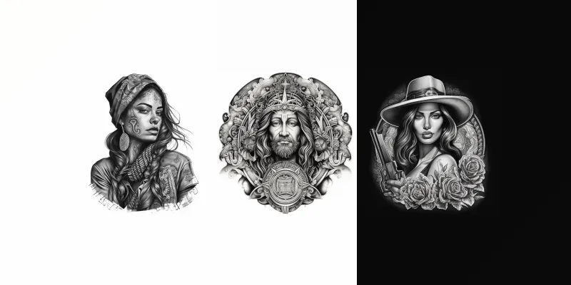 Chicano Tattoo Ideas generated by undefined