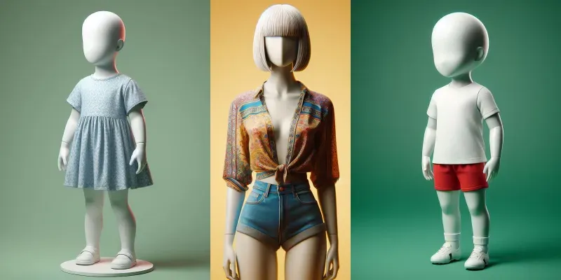 Fashion Mannequins generated by undefined