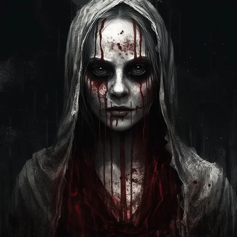 Creepy Gothic Horror Illustrations