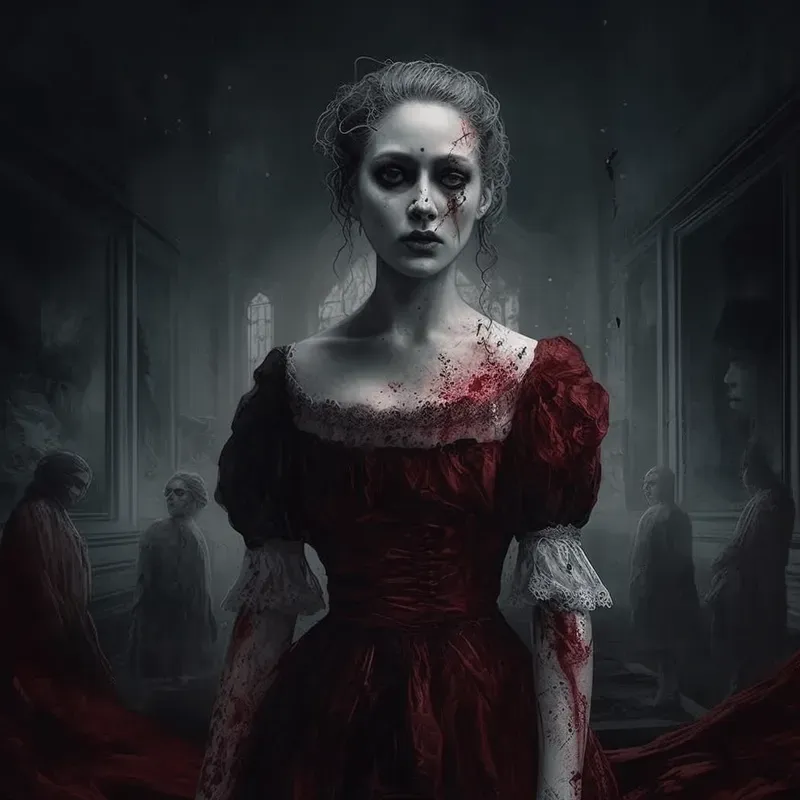 Creepy Gothic Horror Illustrations