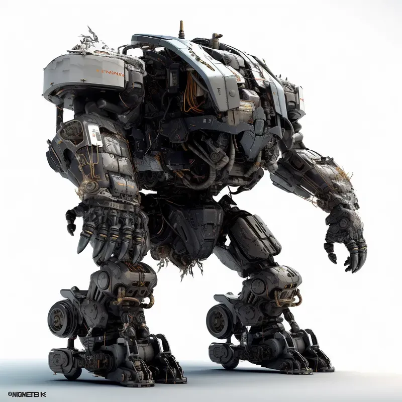 Detailed Mecha Robots Pictures