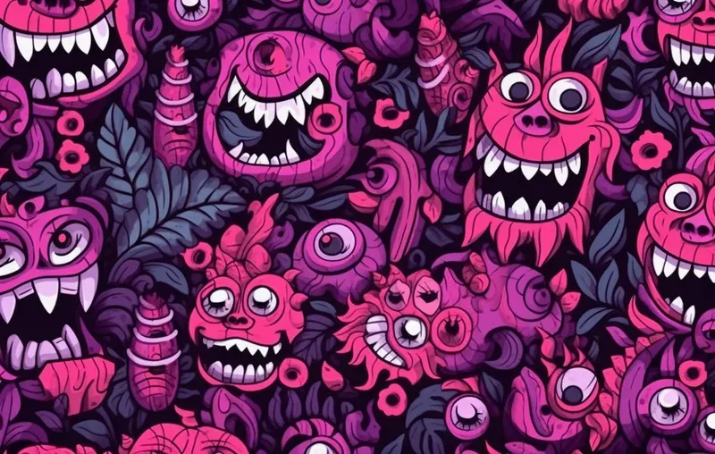 Crazy Cartoon Patterns