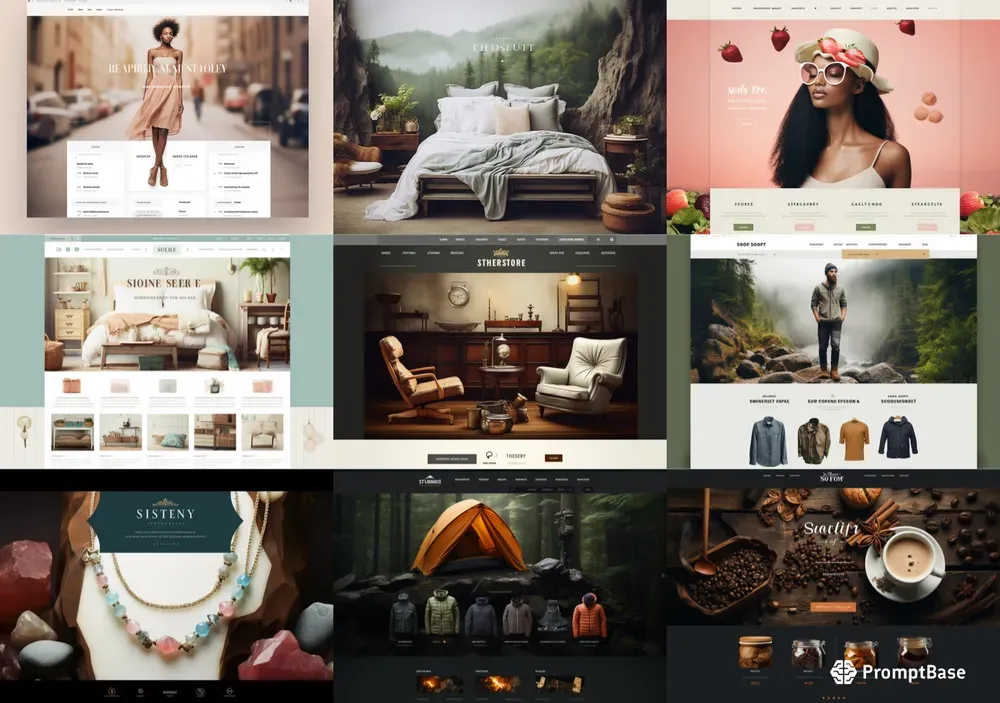 Impactful Shopify Landing Page Mockups