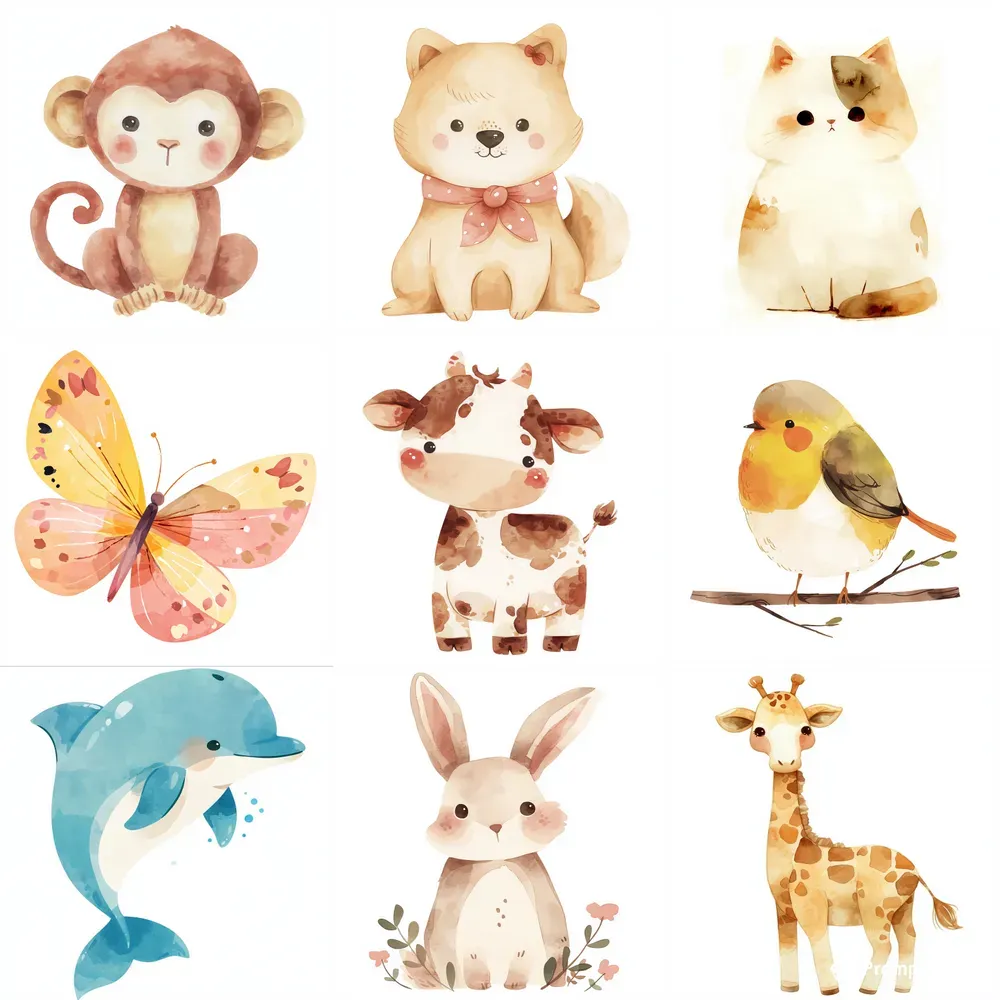 Children Books Animal Illustrations