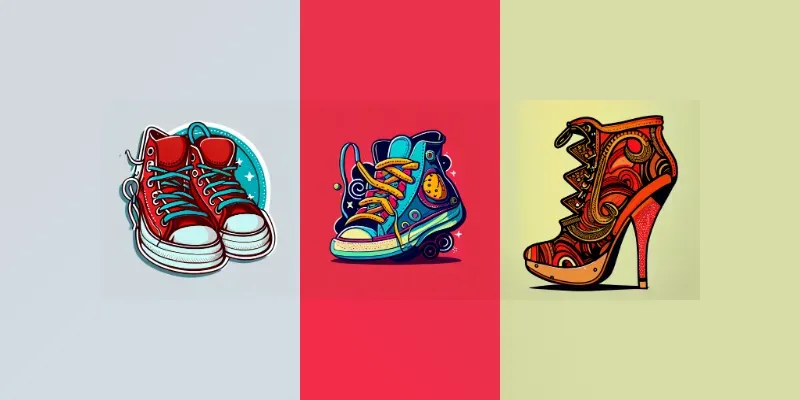 Cartoon Shoes generated by undefined