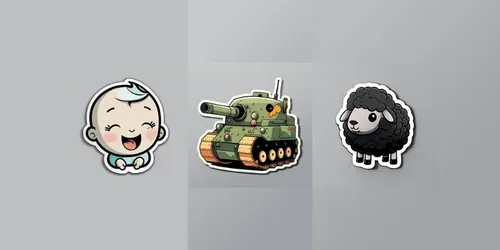 Cute Stickers And More generated by midjourney