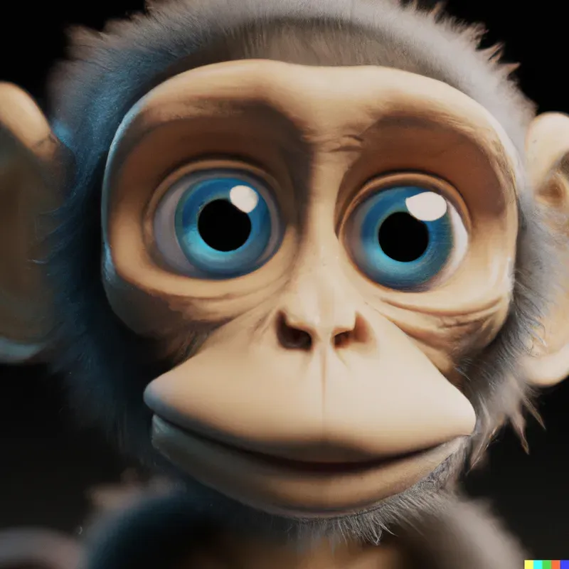 Cute Animals In A 3d Render