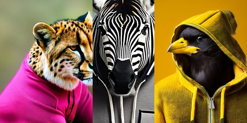 Dressed-up Animals generated by undefined