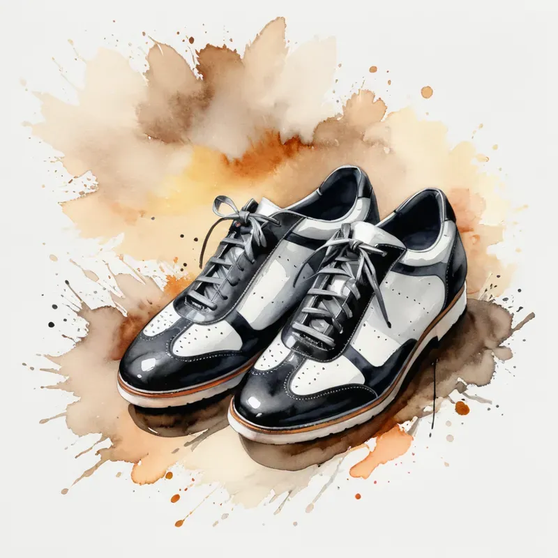 Hand Drawn Ink Lines And Watercolors