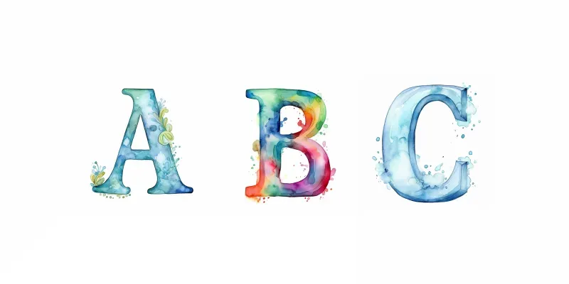 Beautiful Letters generated by undefined