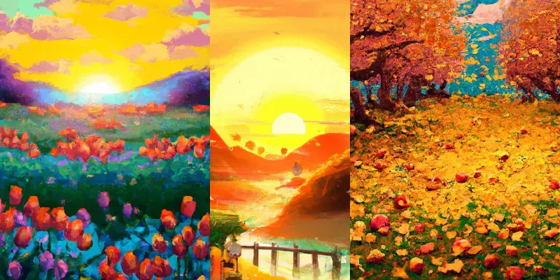 Beautiful Paintings Of Nature generated by undefined