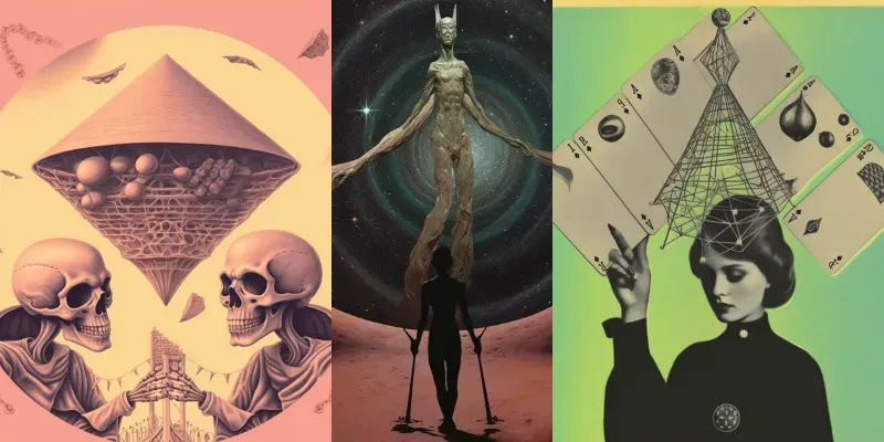 Bizarre 60s Album Covers generated by undefined
