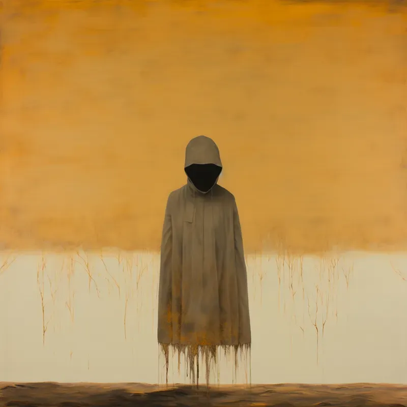 Minimal Stylized Surreal Paintings