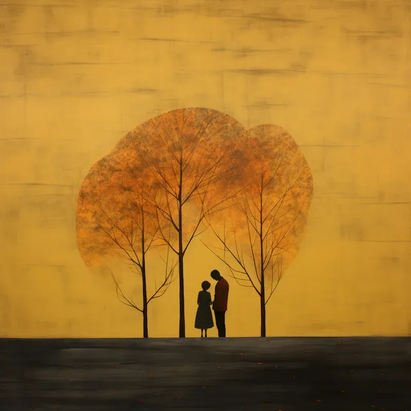 Minimal Stylized Surreal Paintings