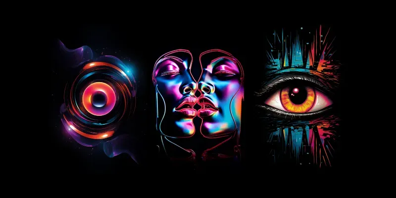 Epic Neon Wallpapers generated by undefined
