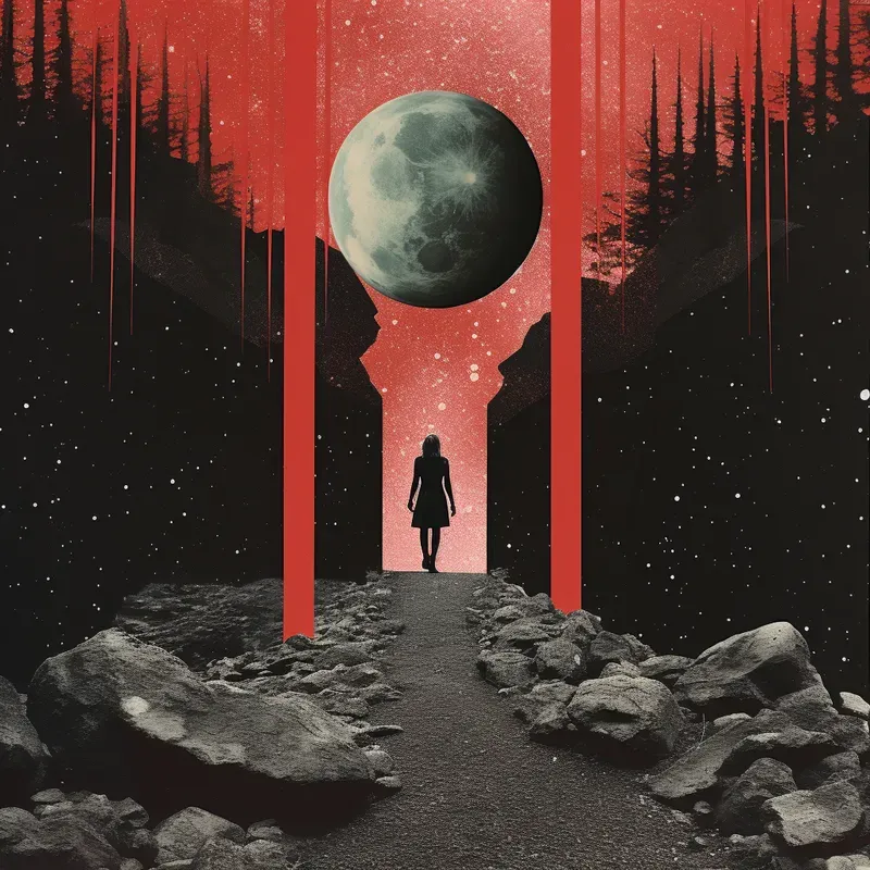 Creepy Collage Posters