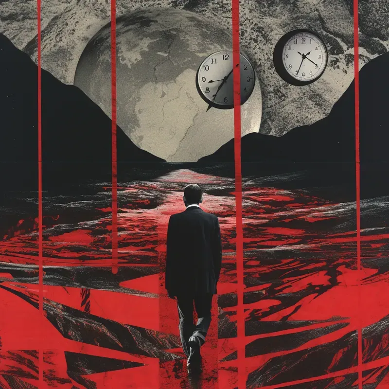 Creepy Collage Posters