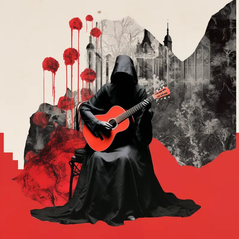 Creepy Collage Posters