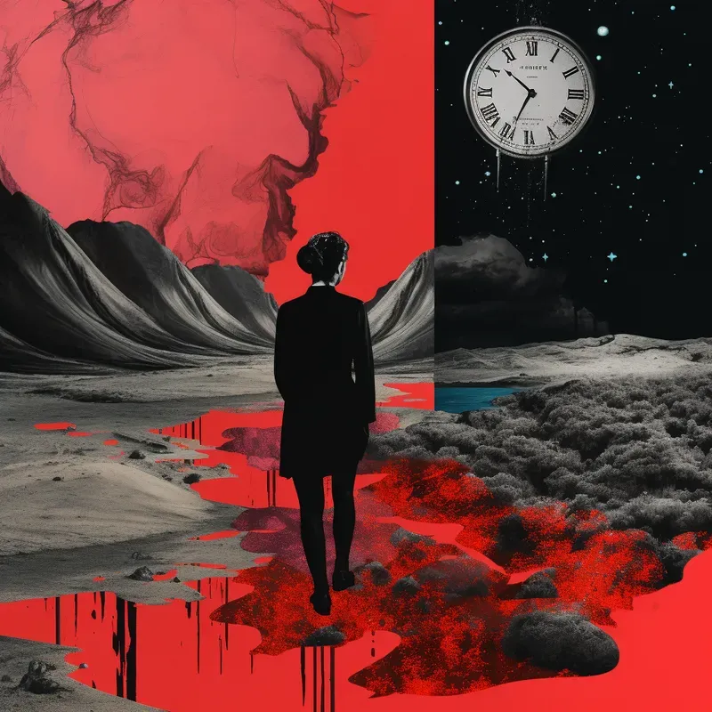 Creepy Collage Posters