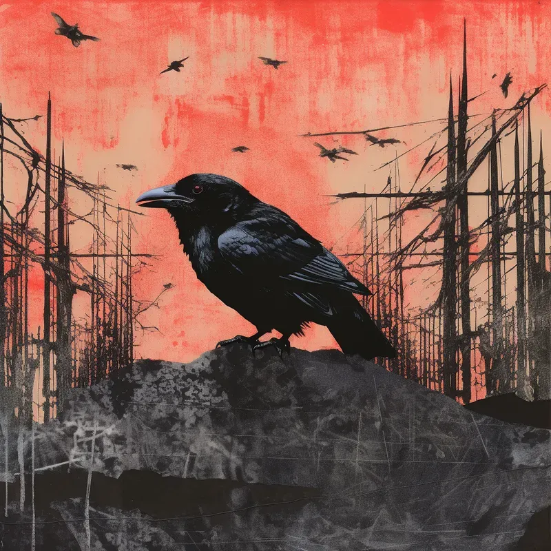 Creepy Collage Posters