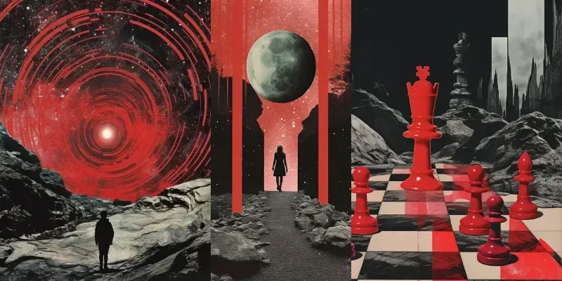 Creepy Collage Posters generated by undefined