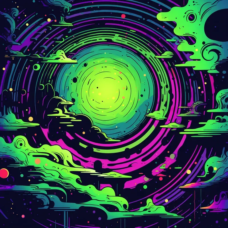 Trippy Acid Art