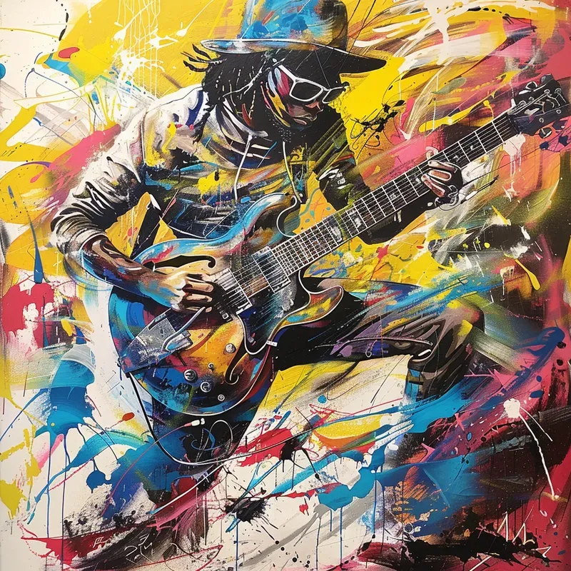 Rebellious Color Explosions Art