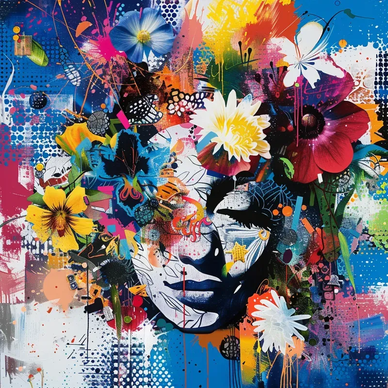 Rebellious Color Explosions Art