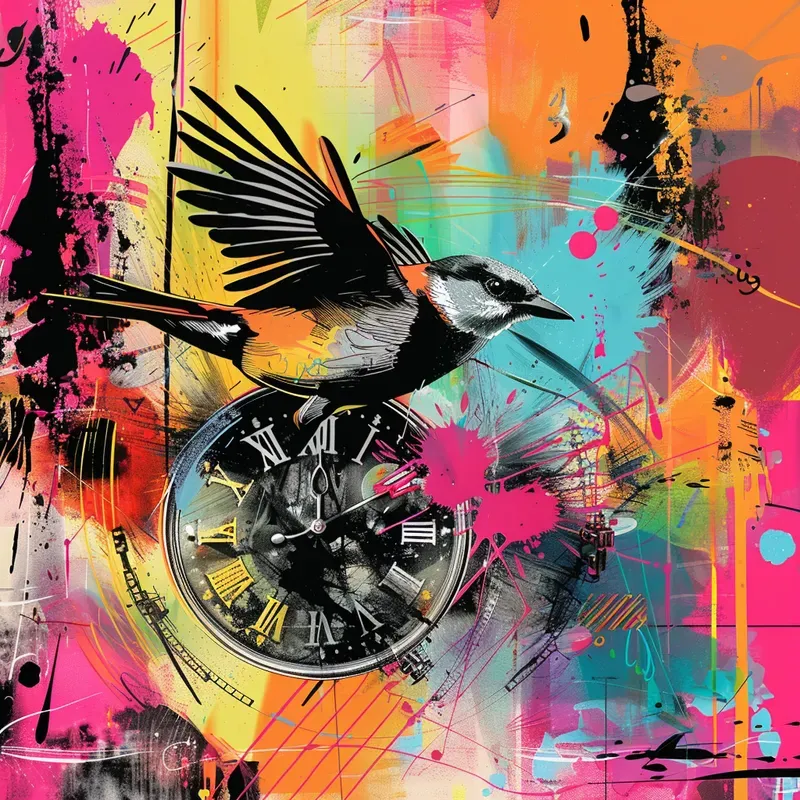 Rebellious Color Explosions Art