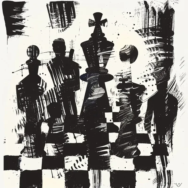 Creepy Surreal Inky Art