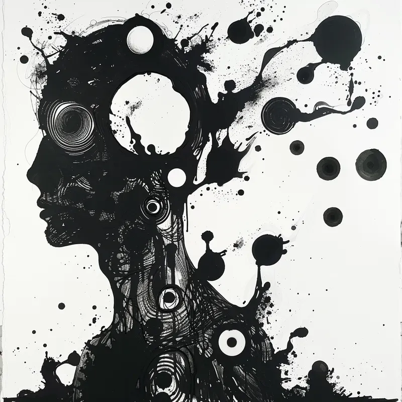 Creepy Surreal Inky Art