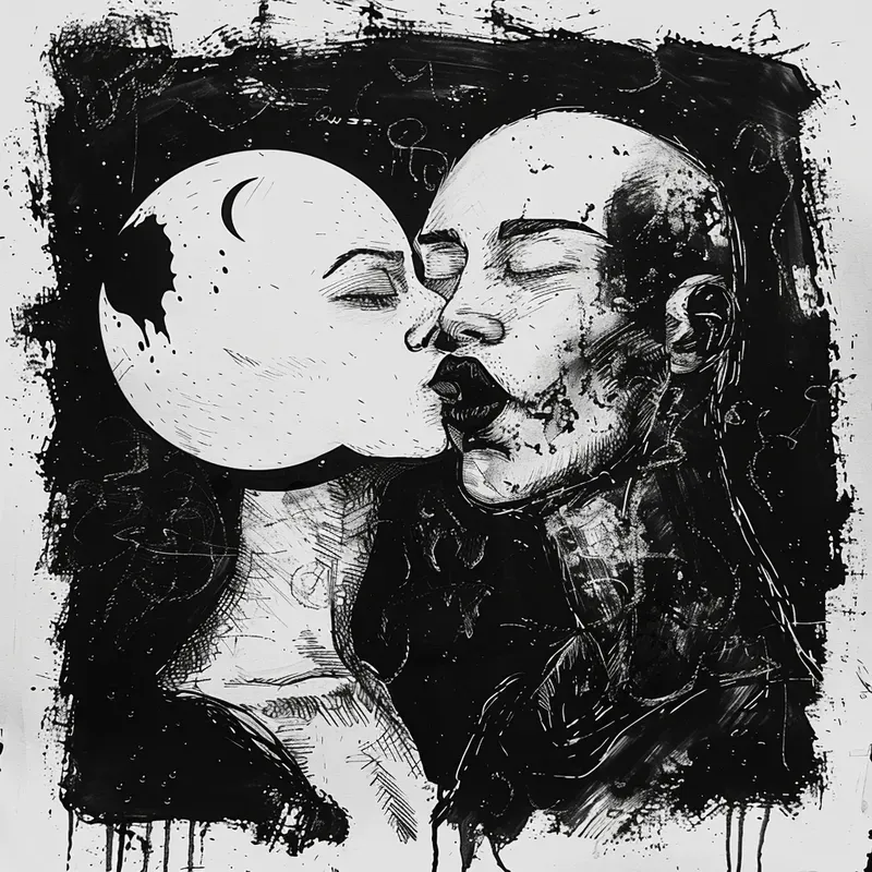 Creepy Surreal Inky Art