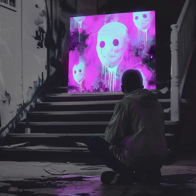 Neon Glitch Cover Art