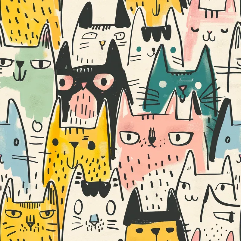 Funky Doodles And Patterns