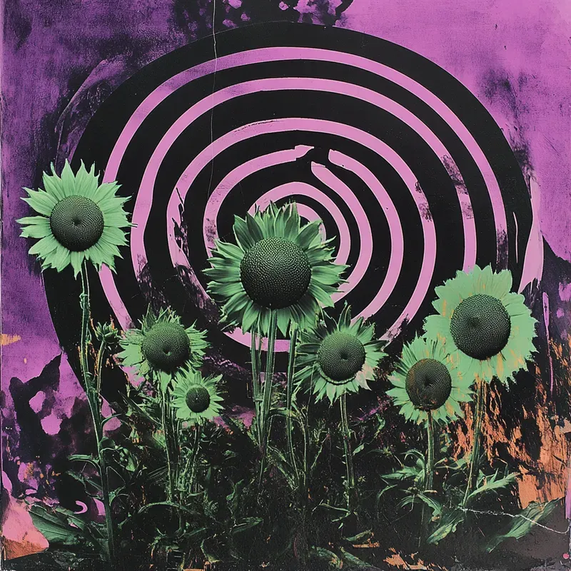 Trippy Neon Collages
