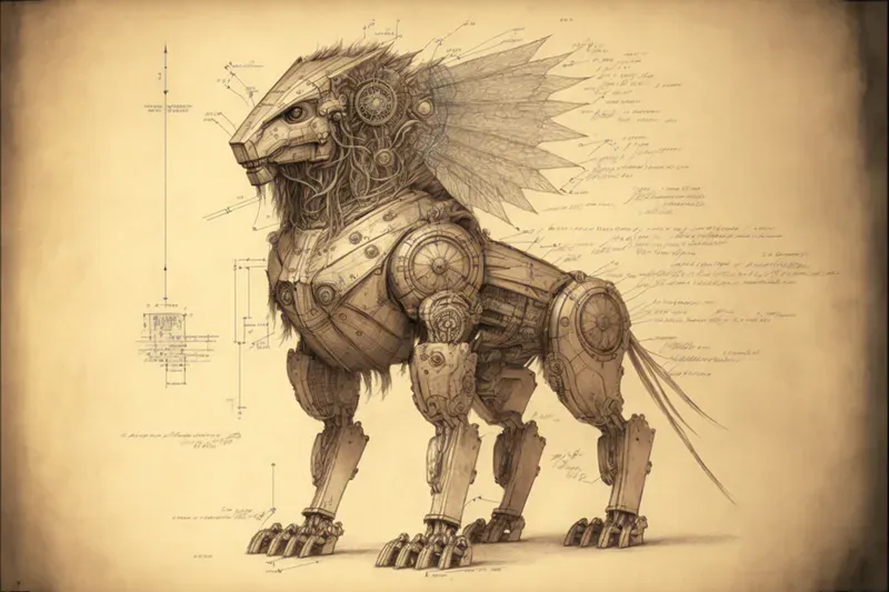 Leonardo Da Vinci Style Drawings
