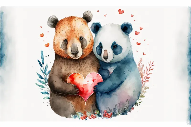 Valentines Day Animal Cards