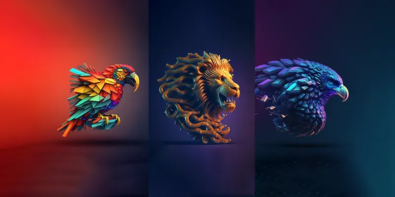 Fantasy Wild Animals generated by undefined