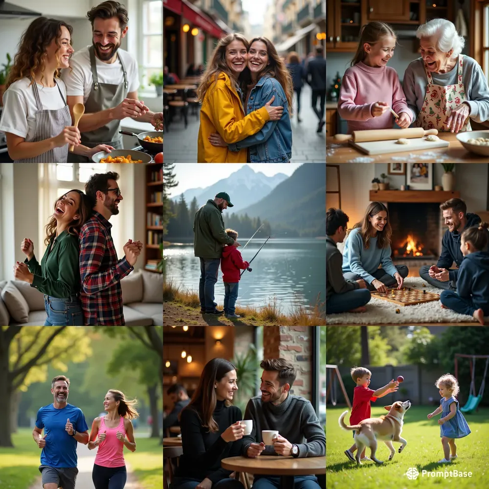 Realistic Family Moments Photographs