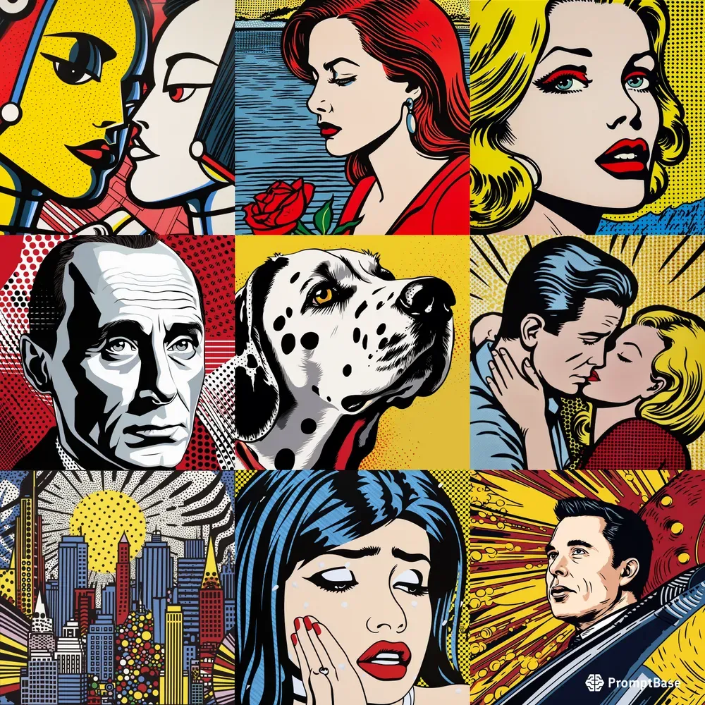 Professional Dynamic Pop Art Imagery