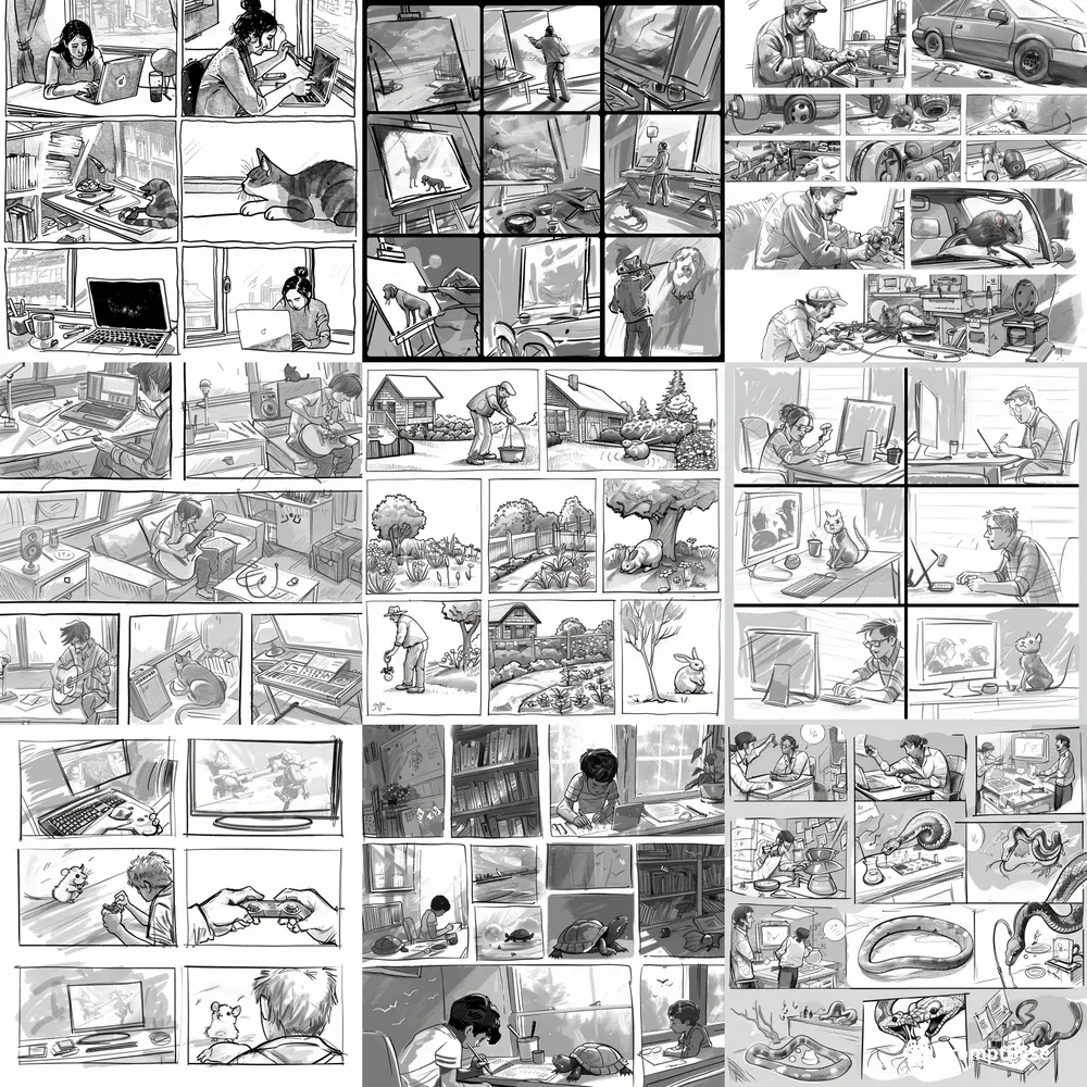 Storyboard Sketches