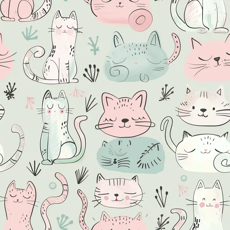 Whimsical Seamless Patterns