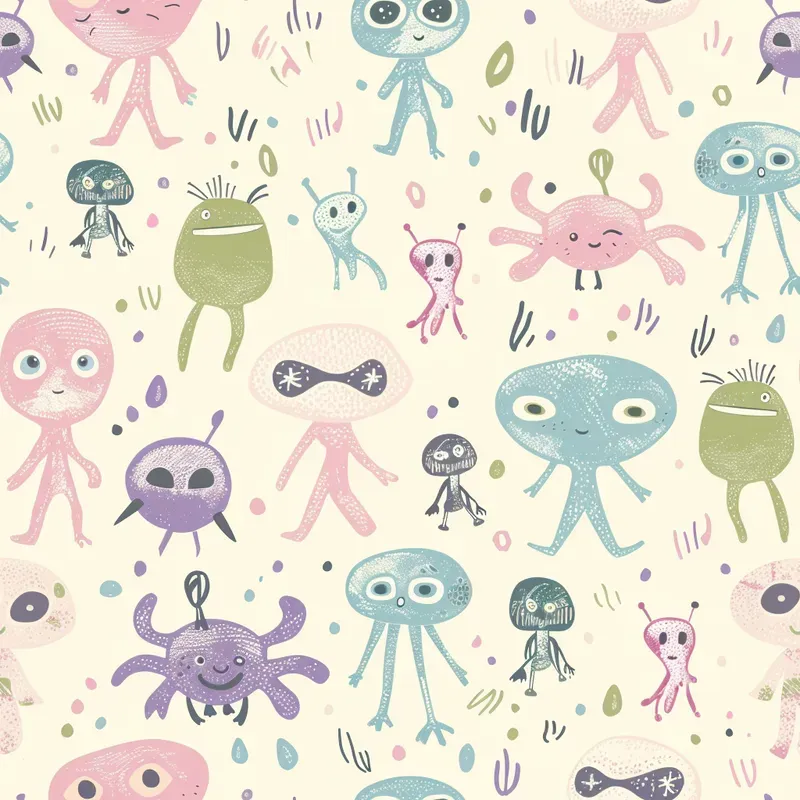 Whimsical Seamless Patterns