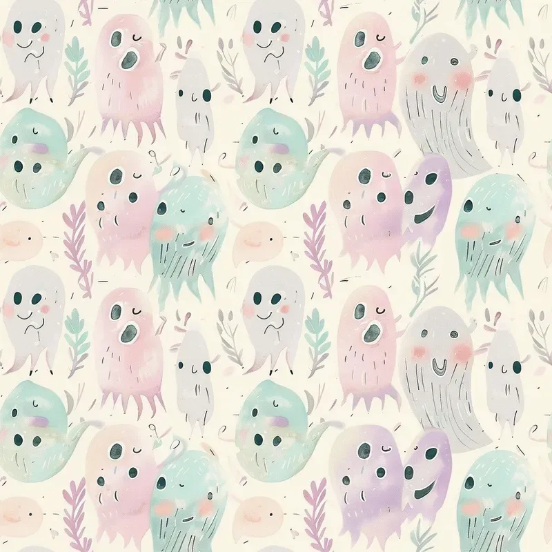 Whimsical Seamless Patterns