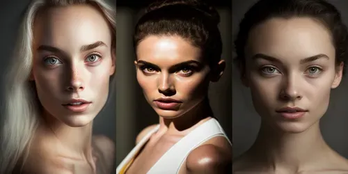 Magnificent High Fashion Top Models generated by midjourney