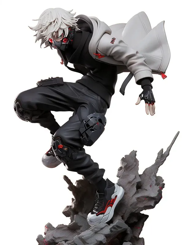 Animetech Style 3D Action Figurines