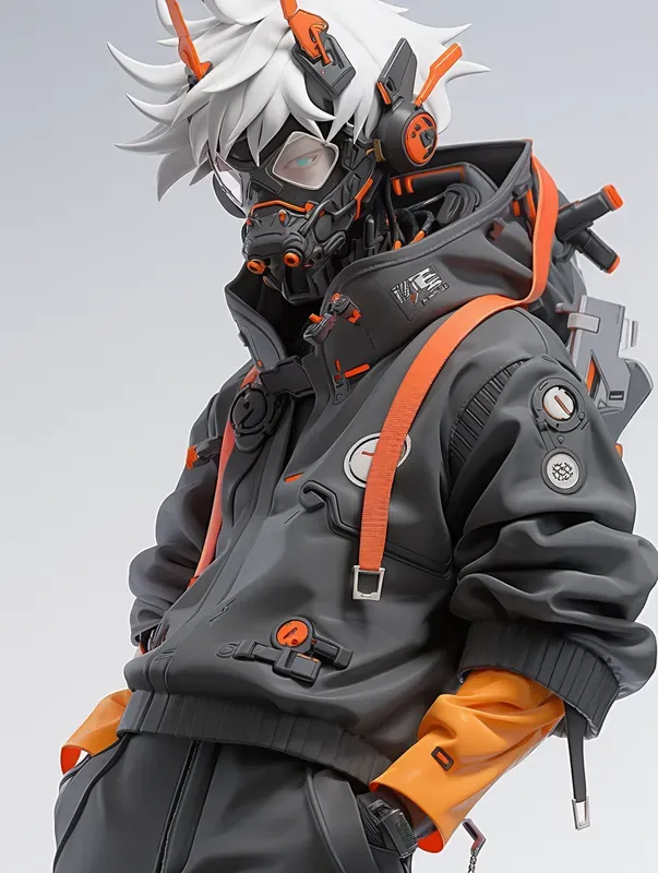 Animetech Style 3D Action Figurines